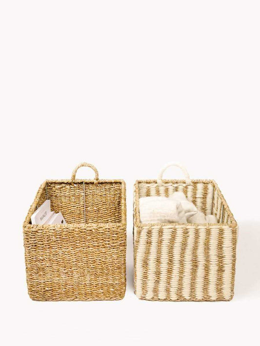 Ula Square Basket Brown Ares
