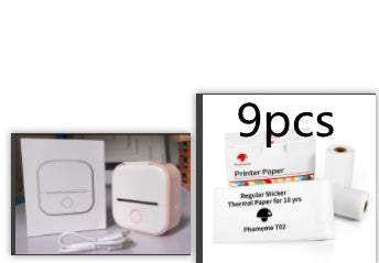 Portable Mini Thermal Label Printer Home Photo Printer Student Wrong Question Printer Bluetooth-compatible Mini Label Printer Price Tag - Shenanigans
