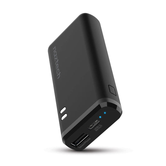 Naztech 4000mAh USB-C + USB Power Bank with 13 Hours Battery Life Sky Iapetus