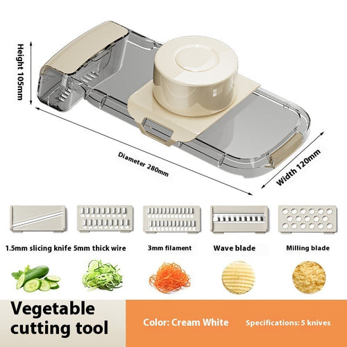 2in1 Multifunctional Vegetable Cutter For Cutting And Draining