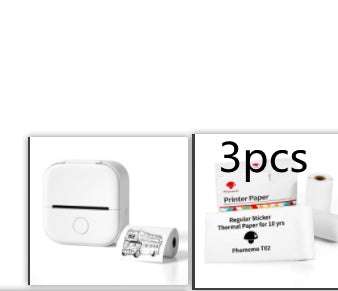 Portable Mini Thermal Label Printer Home Photo Printer Student Wrong Question Printer Bluetooth-compatible Mini Label Printer Price Tag - Shenanigans