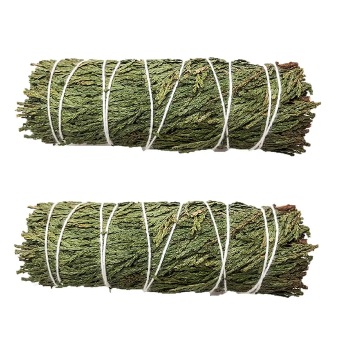 Smudging Herbs - Cedar Smudge Stick - 2 Mini Bundles Alabaster