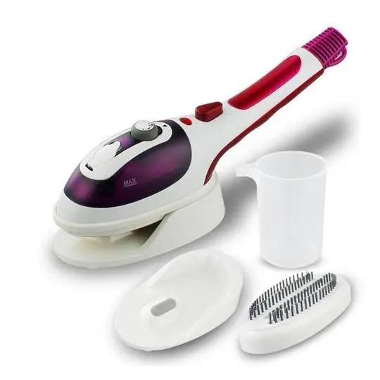 Portable High Quality Handheld Steam Iron Maroon Asteria