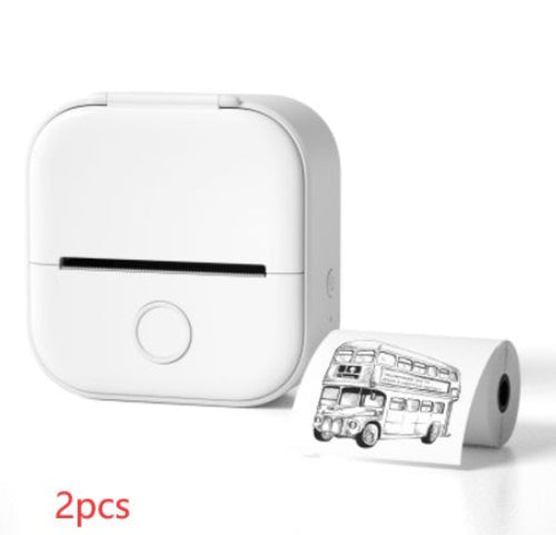Portable Mini Thermal Label Printer Home Photo Printer Student Wrong