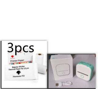 Portable Mini Thermal Label Printer Home Photo Printer Student Wrong Question Printer Bluetooth-compatible Mini Label Printer Price Tag - Shenanigans