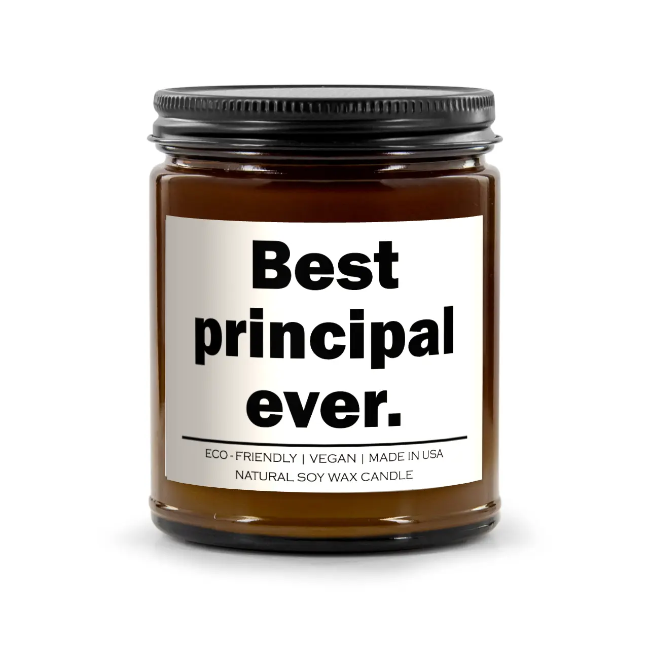 Best principal ever Candle Red Alcestis