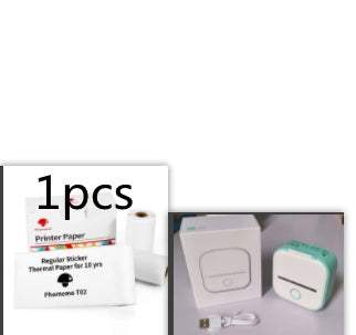 Portable Mini Thermal Label Printer Home Photo Printer Student Wrong Question Printer Bluetooth-compatible Mini Label Printer Price Tag - Shenanigans