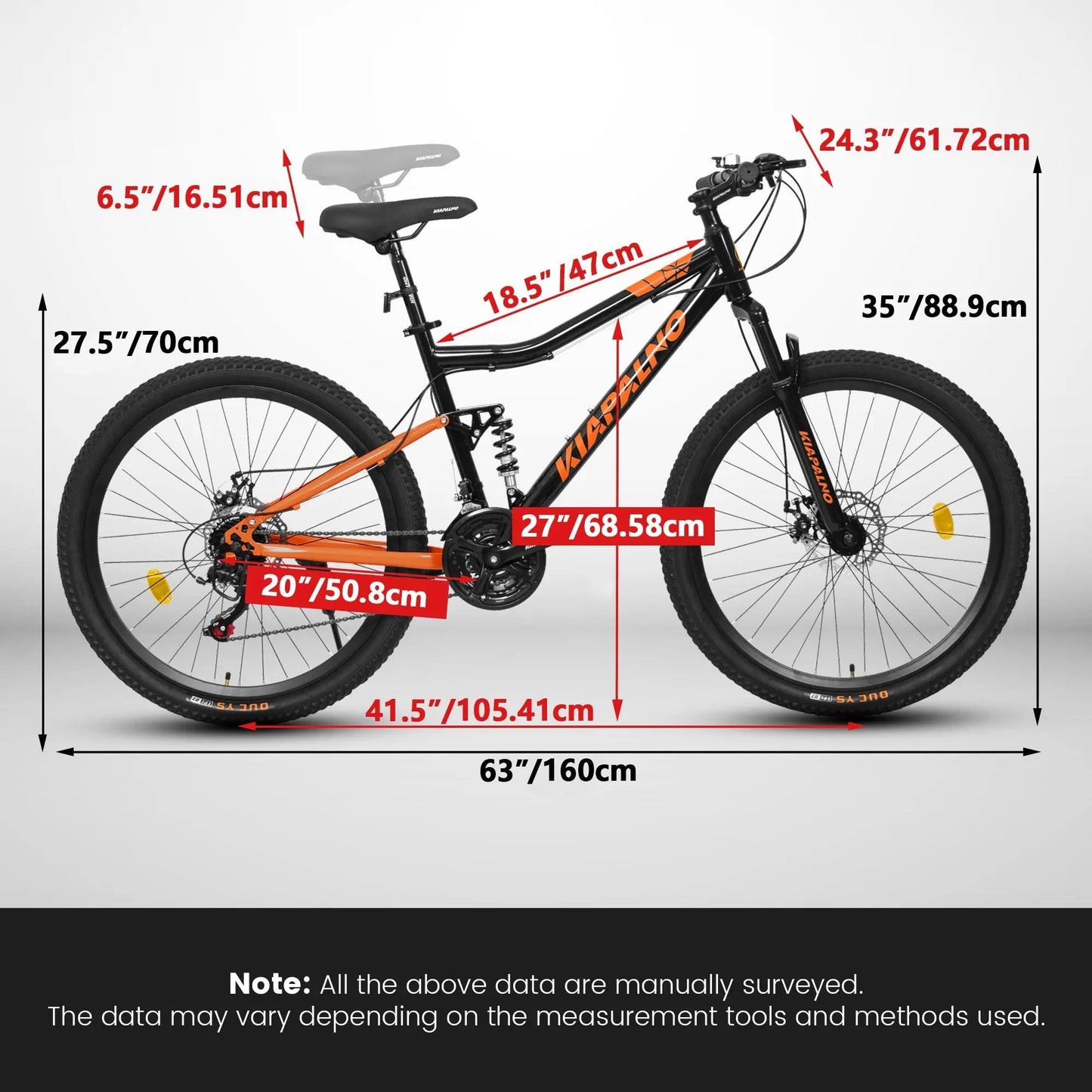 TerraRush™ – 26" Mountain Bike with Shock Absorber & 21-Speed Carmine Juneberry