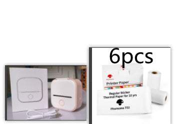 Portable Mini Thermal Label Printer Home Photo Printer Student Wrong Question Printer Bluetooth-compatible Mini Label Printer Price Tag - Shenanigans