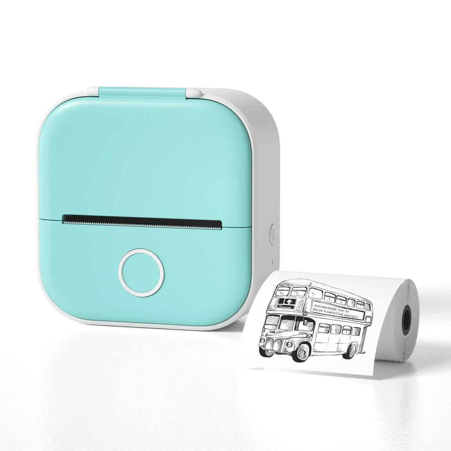 Portable Mini Thermal Label Printer Home Photo Printer Student Wrong Question Printer Bluetooth-compatible Mini Label Printer Price Tag - Shenanigans