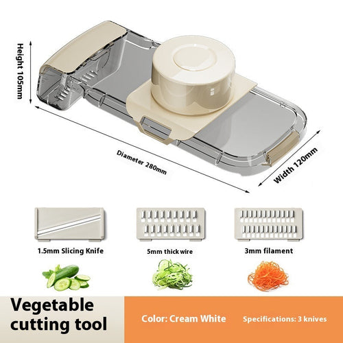 2in1 Multifunctional Vegetable Cutter For Cutting And Draining