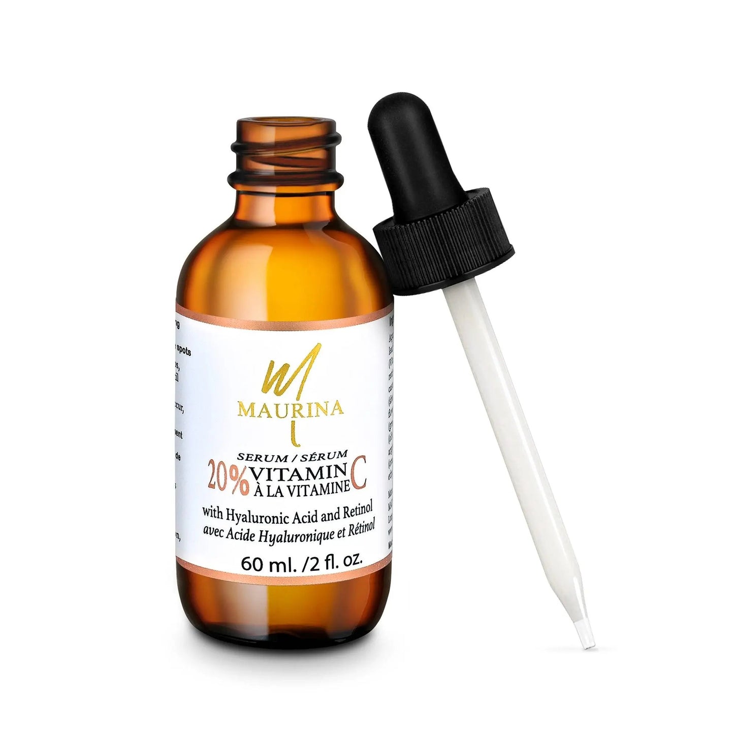 Face Serum -  20% Vitamin C Serum With Hyaluronic Acid And Retinol Orchid Zeus