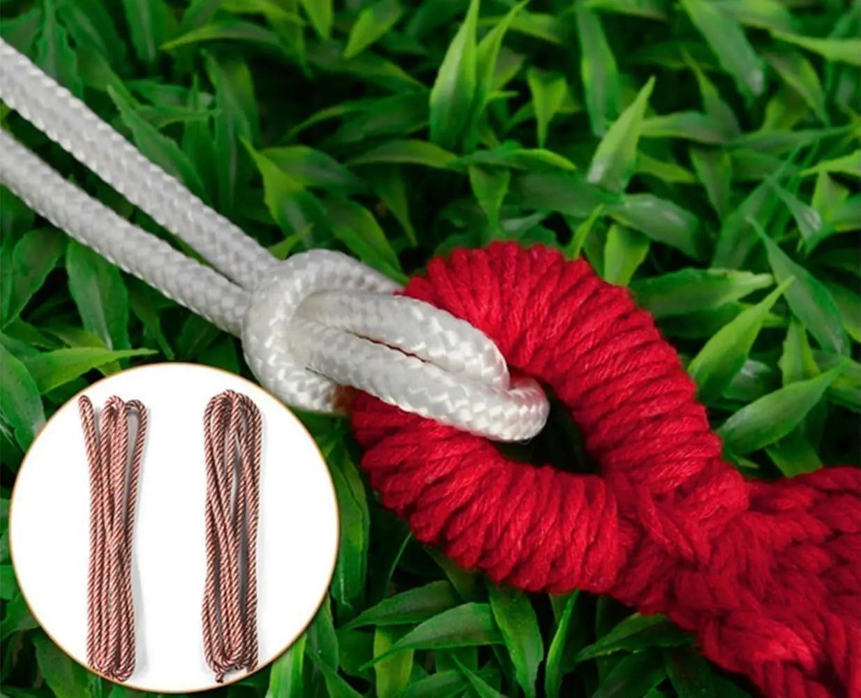 WoneNice™ – Double Cotton Hammock for 2 Persons, Spain Warehouse Carmine Juneberry