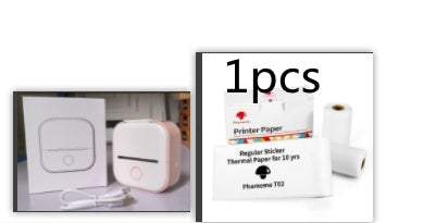 Portable Mini Thermal Label Printer Home Photo Printer Student Wrong Question Printer Bluetooth-compatible Mini Label Printer Price Tag - Shenanigans
