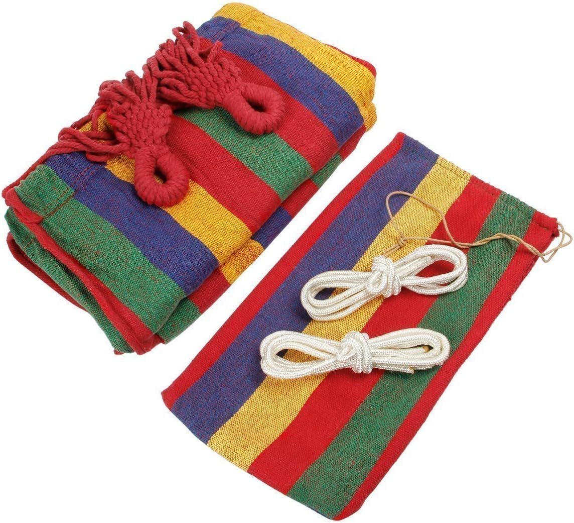 WoneNice™ – Double Cotton Hammock for 2 Persons, Spain Warehouse