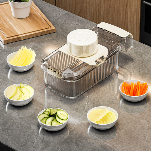 2in1 Multifunctional Vegetable Cutter For Cutting And Draining