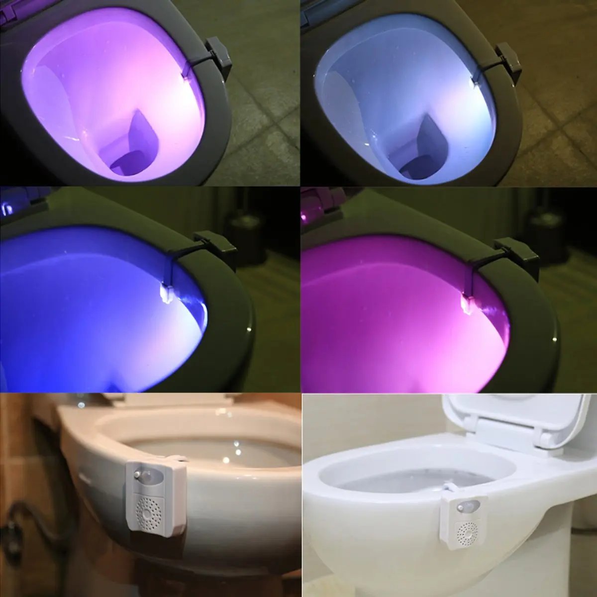 CLEAN BOWL UV Sanitizing Light For Germ Free Toilets With LED Motion Salmon Lucky