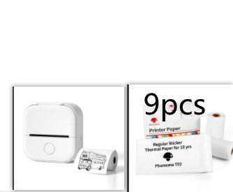 Portable Mini Thermal Label Printer Home Photo Printer Student Wrong Question Printer Bluetooth-compatible Mini Label Printer Price Tag - Shenanigans