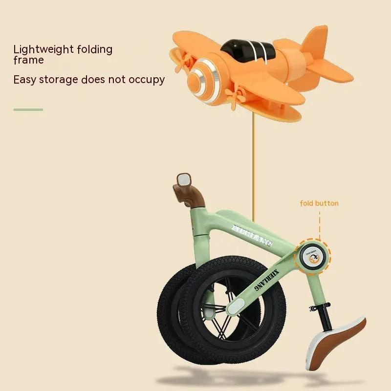 MiniRider™ – Foldable Pedal-Free Balance Bike for Toddlers (12" & 14") Carmine Juneberry