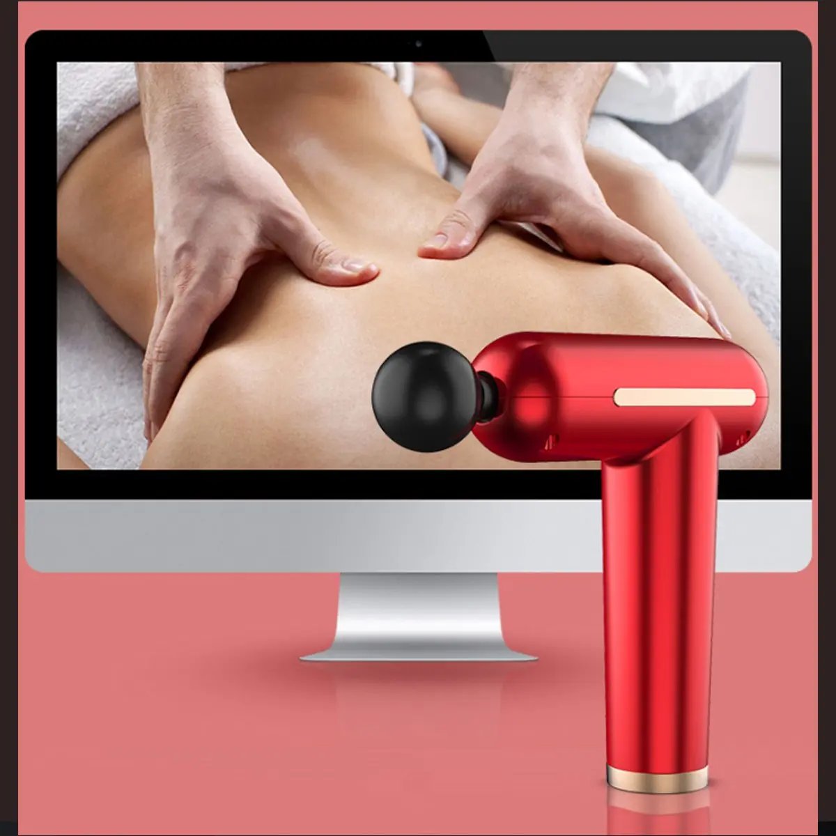 Mighty Massager Deep Tissue Massage Tool Salmon Lucky