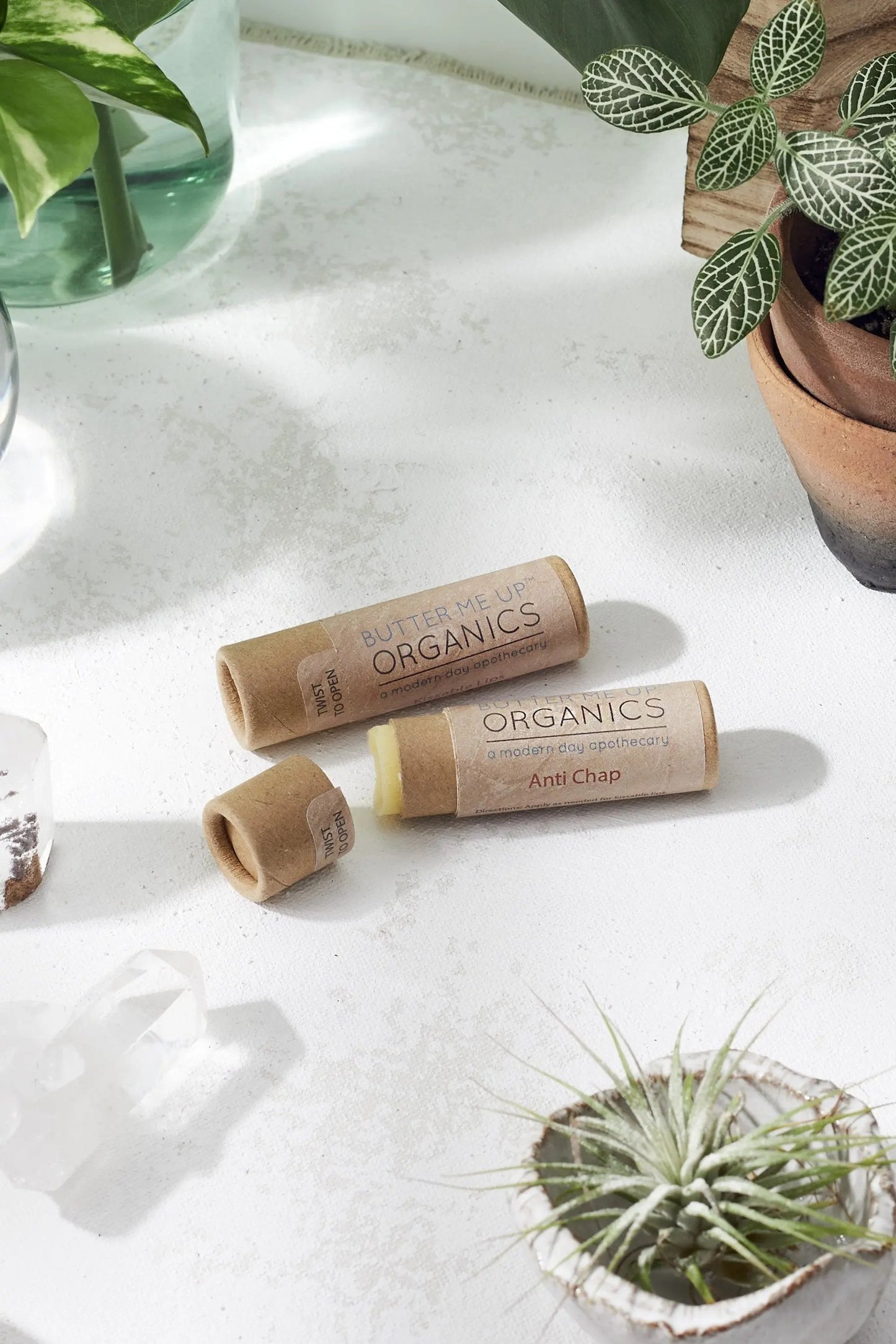 Organic Anti-Chap Lip Balm / Chapped Lips / Organic Lip Moisturizer / White Smokey