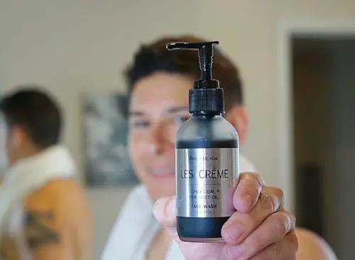 Daily Detox Face Wash- With Charcoal Mint Green Leto
