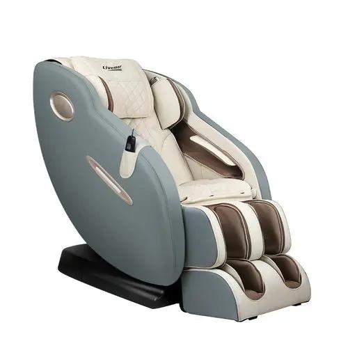 Livemor Electric Massage Chair recliner with SL track, shiatsu heat back, and Bluetooth speakers