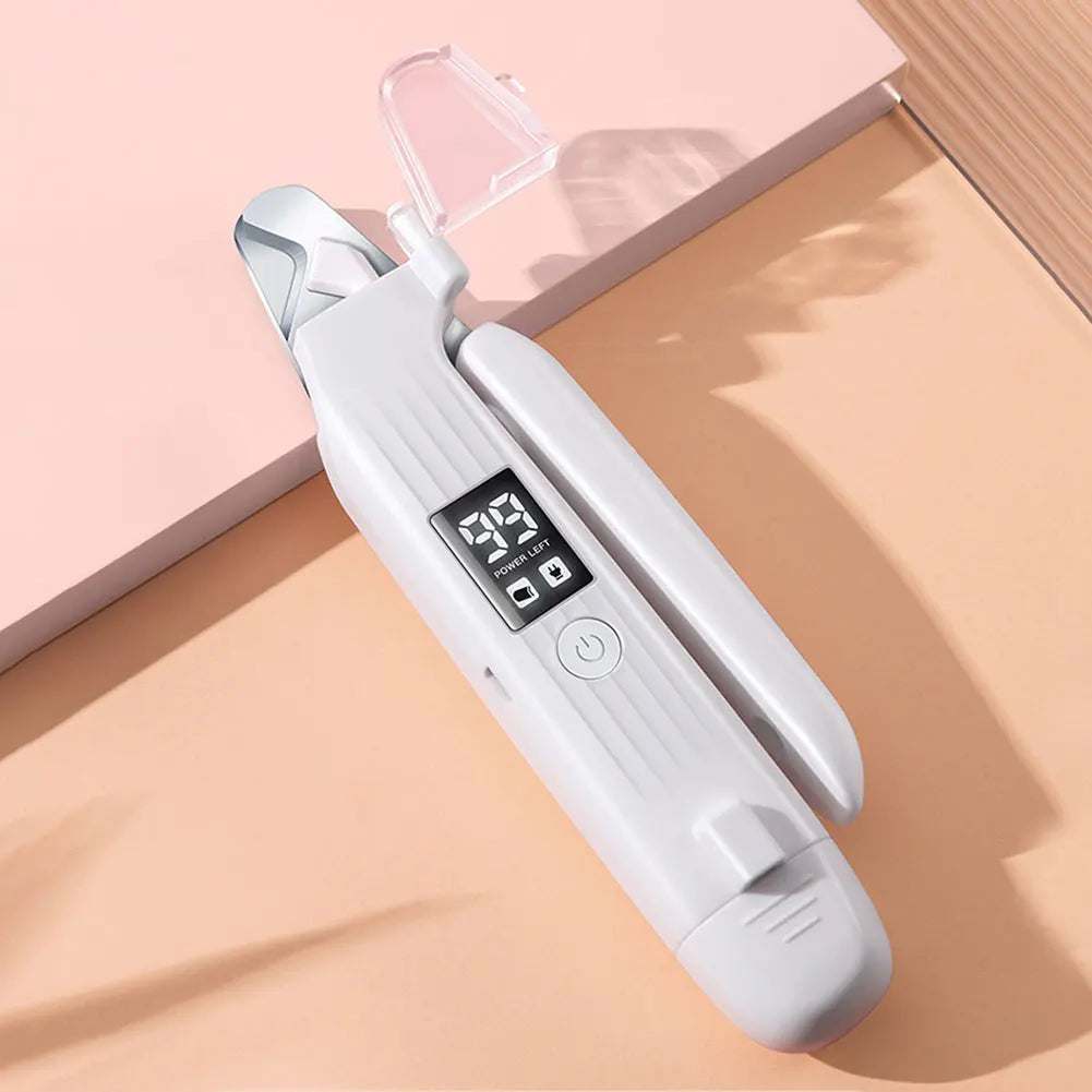 Rechargeable 2 in 1 electric pet nail tool with LED lights and digital battery display