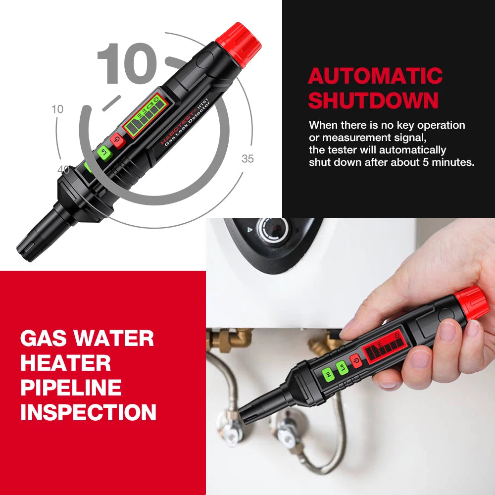 HT61 Gas Leak Detector Gas Analyzer Pen Type Mini Portable PPM Meter