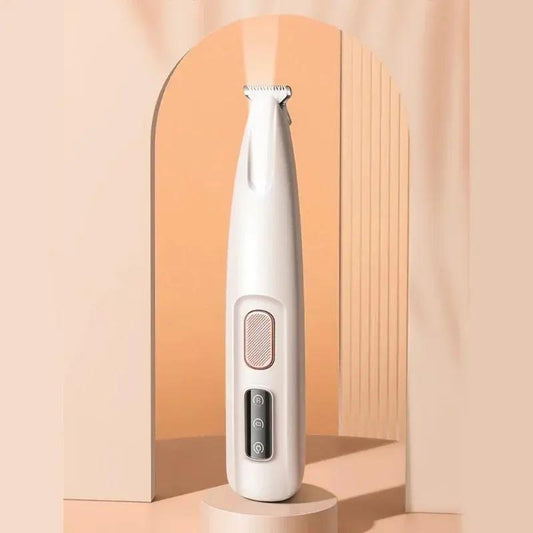 Cat Grooming Shaver with Light Low Noise USB Rechargeable Shaver Pet Maroon Asteria