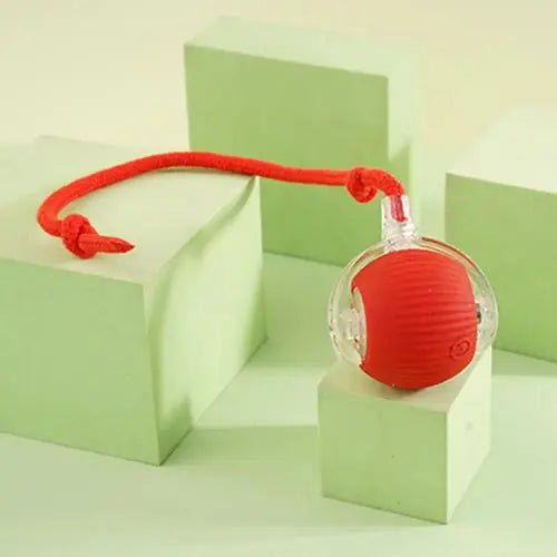 Electric Cat Ball Toys Automatic Rolling Ball Faux Tail Rechargeable AliExpress