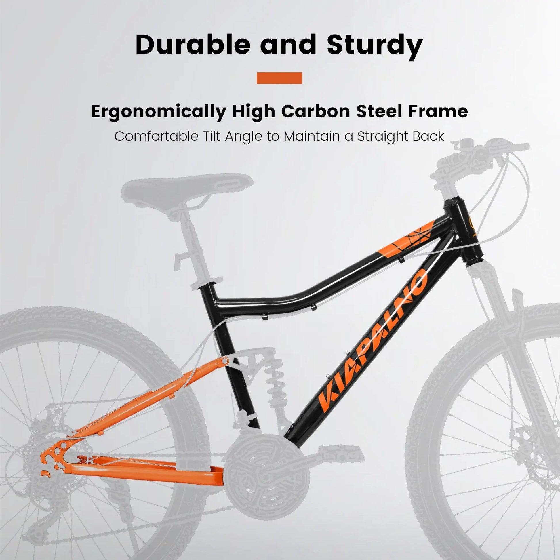 TerraRush™ – 26" Mountain Bike with Shock Absorber & 21-Speed Carmine Juneberry