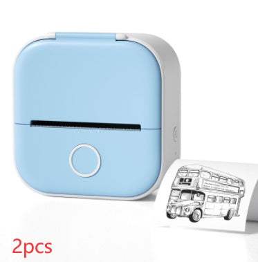 Portable Mini Thermal Label Printer Home Photo Printer Student Wrong Question Printer Bluetooth-compatible Mini Label Printer Price Tag - Shenanigans