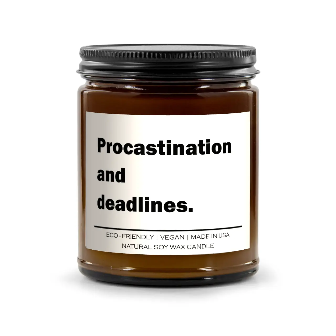 Procastination and deadlines Candle Red Alcestis