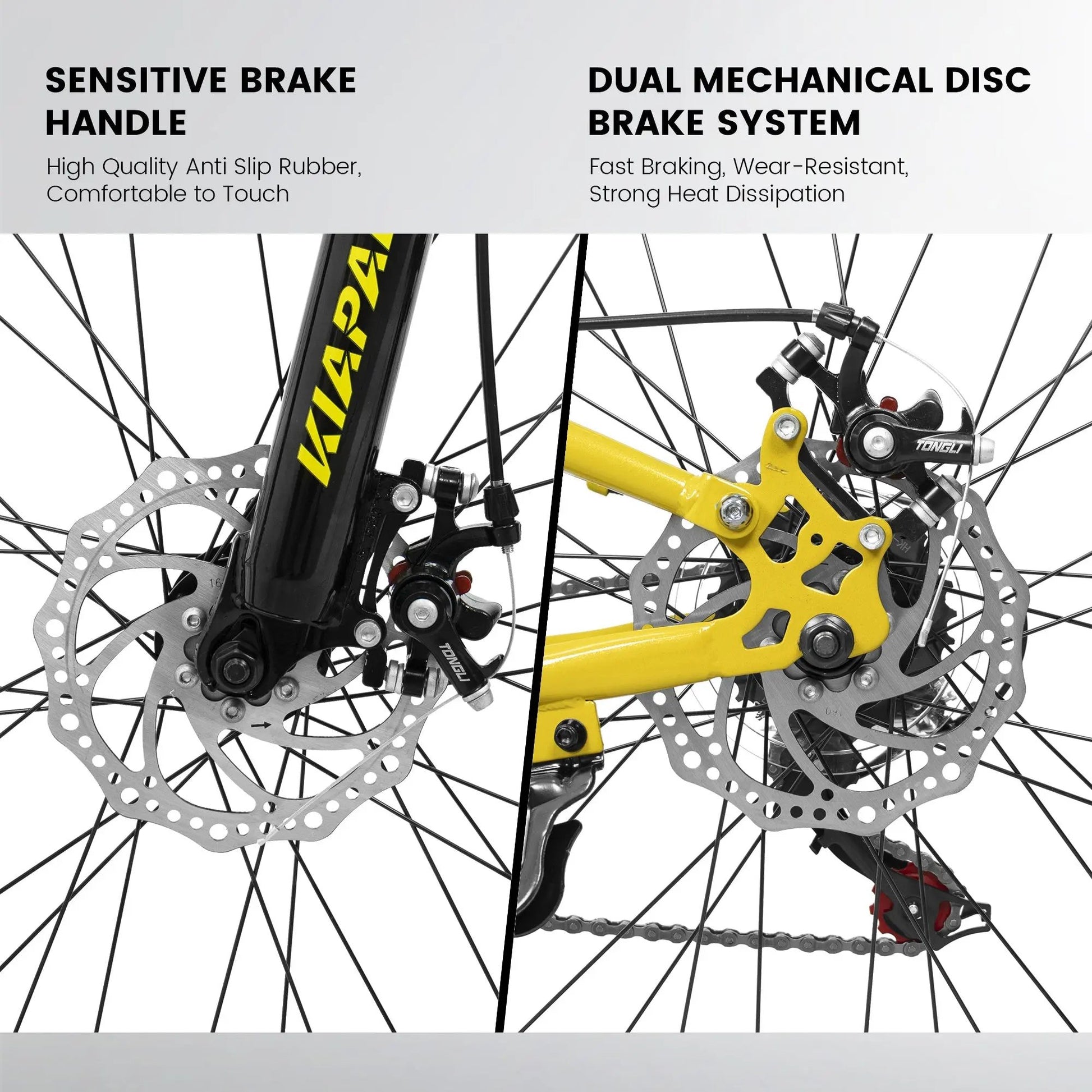 TerraRush™ – 26" Mountain Bike with Shock Absorber & 21-Speed Carmine Juneberry