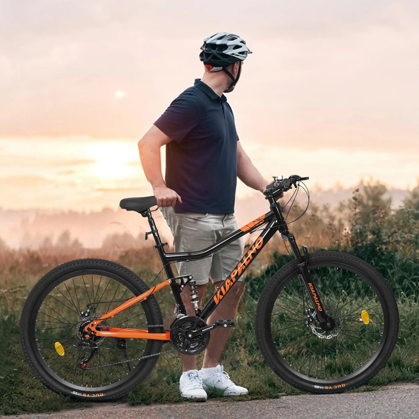 TerraRush™ – 26" Mountain Bike with Shock Absorber & 21-Speed Carmine Juneberry