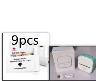Portable Mini Thermal Label Printer Home Photo Printer Student Wrong Question Printer Bluetooth-compatible Mini Label Printer Price Tag - Shenanigans