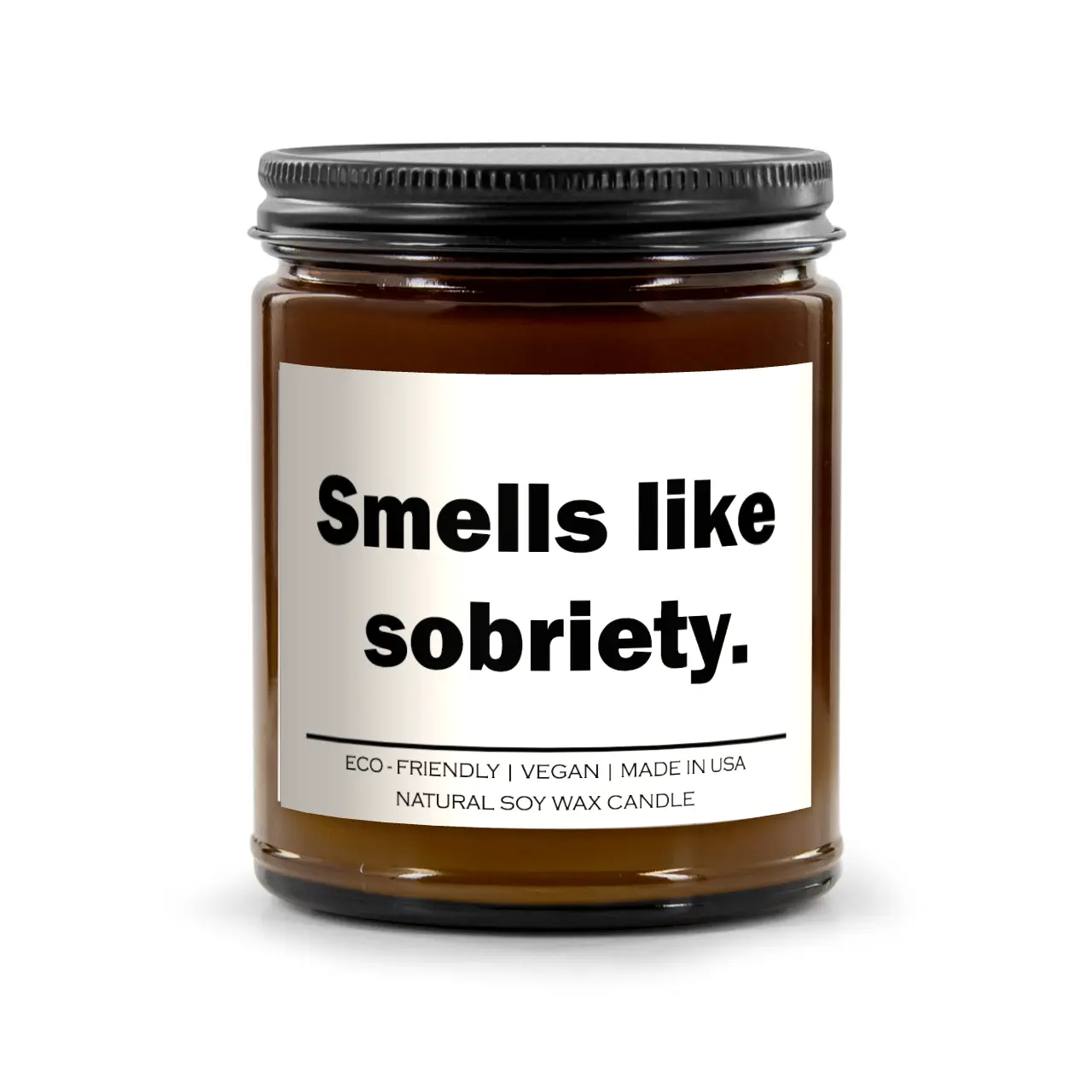 Smells like sobriety Candle Red Alcestis