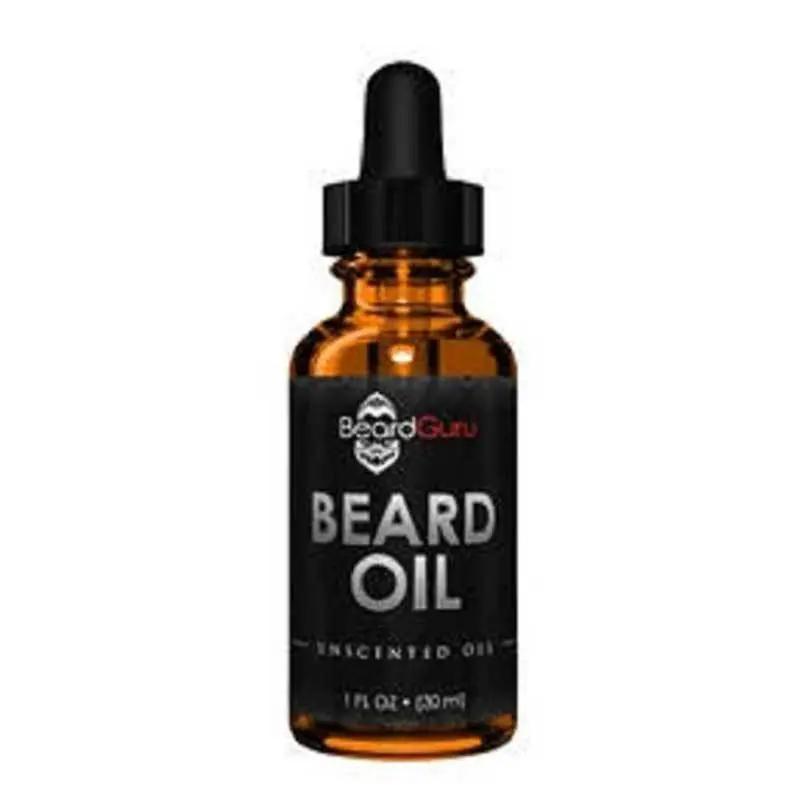 BeardGuru Premium Beard Oil: Unscented Black Pontus