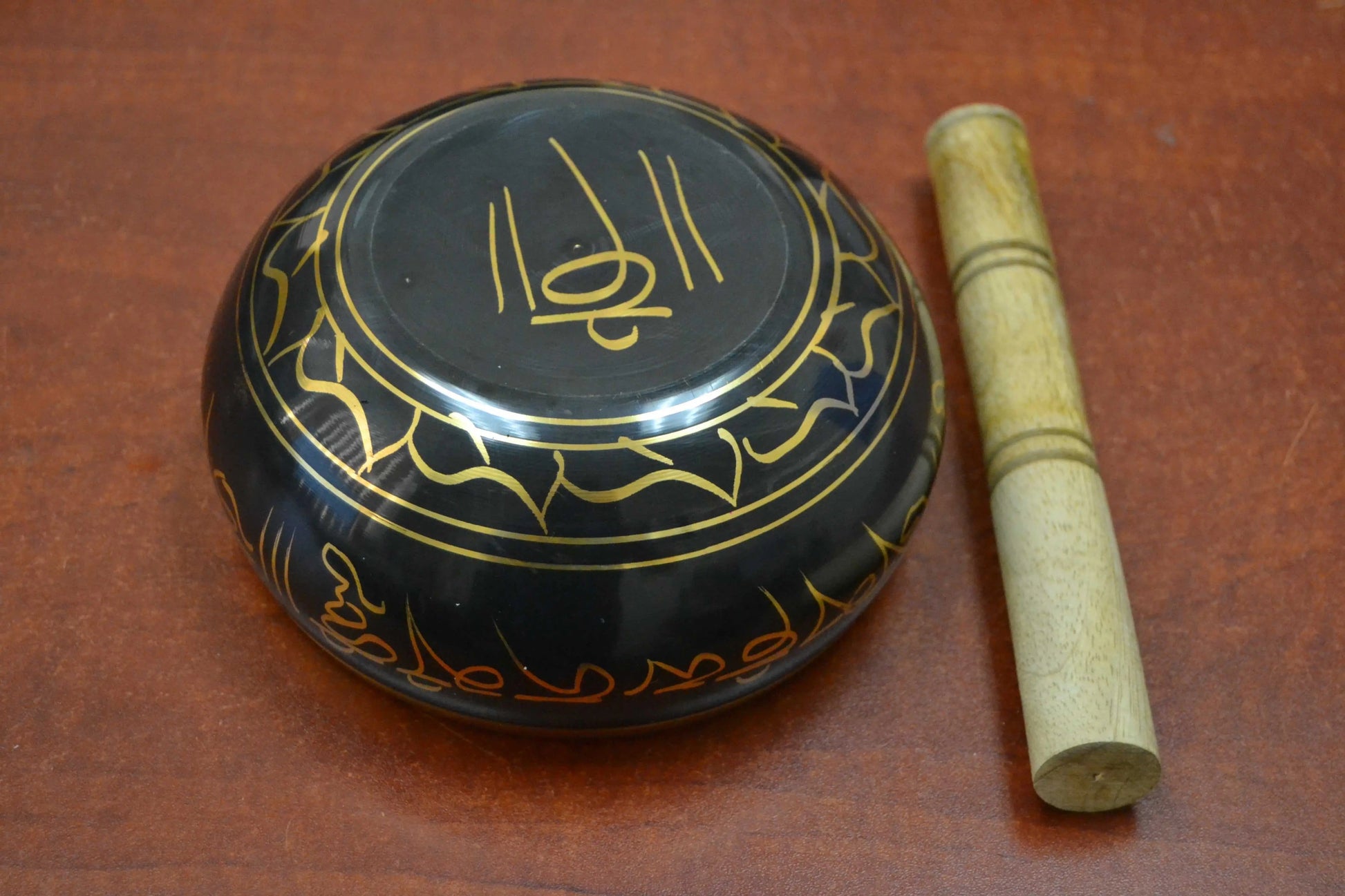 Handmade Nepal Tibetan Buddhist Brass Singing Bowl Grey Aphrodite