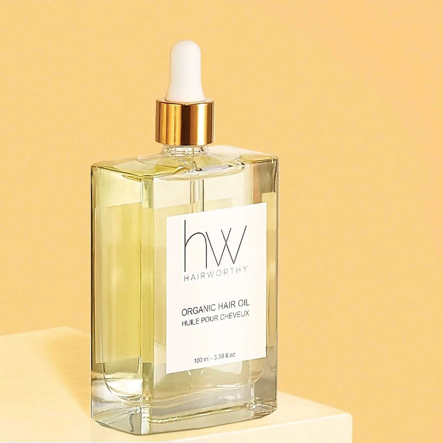 Hairworthy Hairrepair organic hair oil with coconut, argan, jojoba, almond oils for healthier, shiny hair