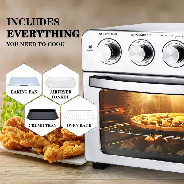 Stainless Steel Air Fryer Toaster Oven Countertop Oven Teal Simba