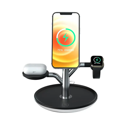 Universal Wireless Charging Stand for Iphone Apple Watch Airpods Teal Simba