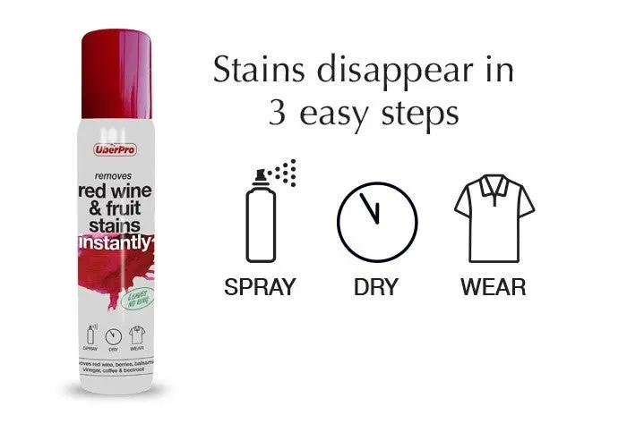 Instant Red Wine & Fruit Stain Remover Coral Buckeye