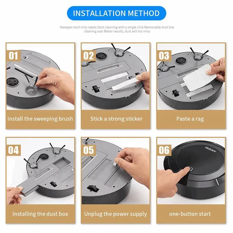 Automatic Sweeping Robots Vacuum Cleaner Teal Simba