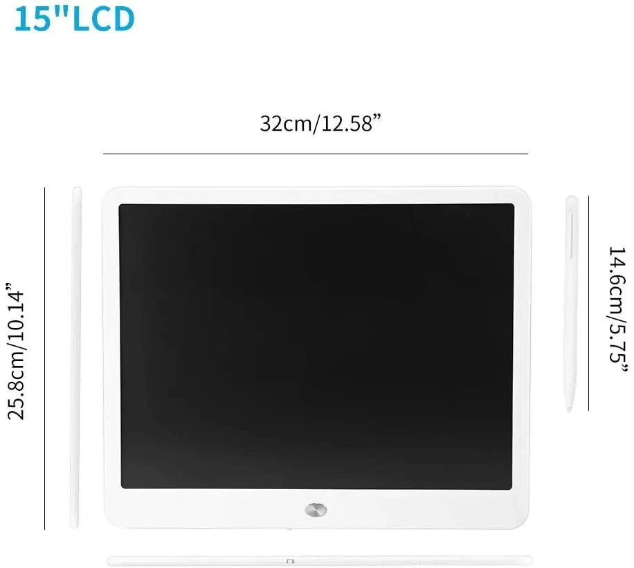 LCD Writing Tablet 15 Inch Kids Drawing Board Teal Simba
