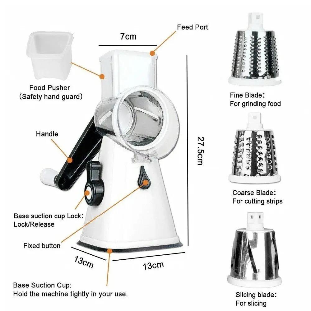 Multi-functional Stainless Steel Kitchen Slicer Grater Kit Yellow Pandora