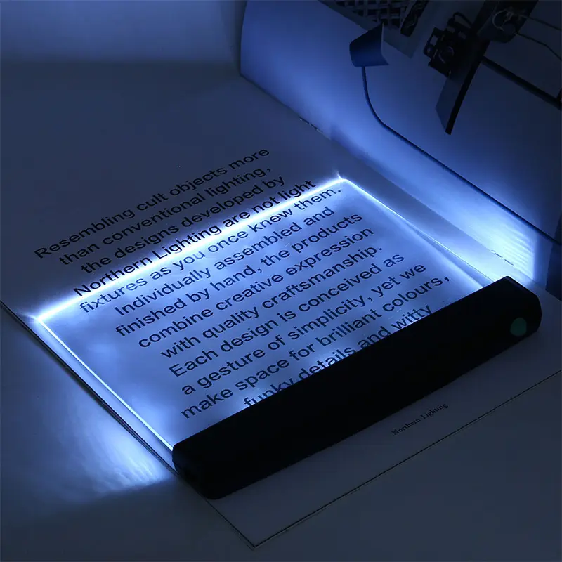 Portable LED Tablet Book Light Reading Night Light Lilac Milo