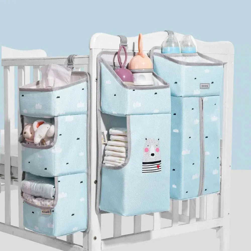 Baby Diaper Caddy with Dividers Maroon Chronos
