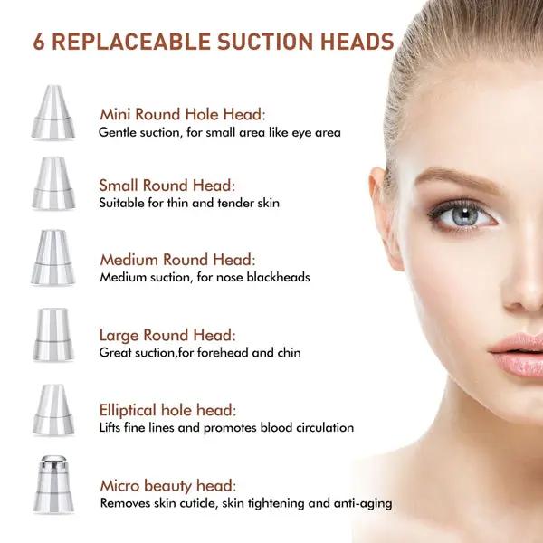 Facial microcry stalline blackhead skin beauty instrument Teal Simba